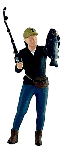 1/64 Modelo De Escena De Figura Masculina De Con Pez