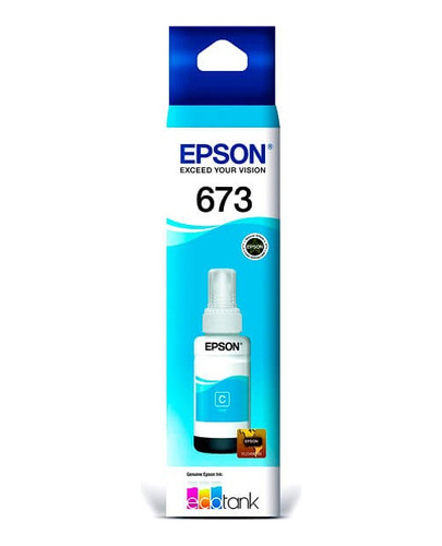 Tinta Epson 673 Cyan Original T673220