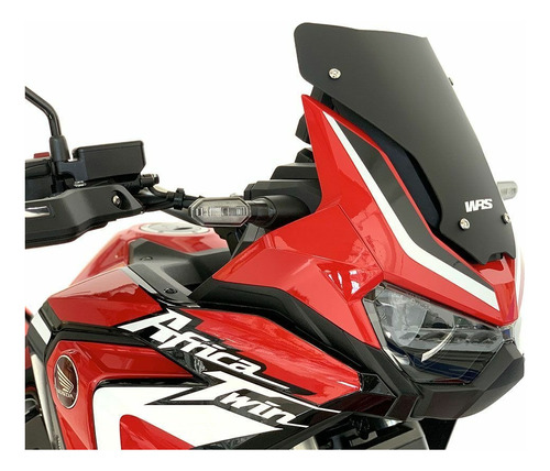 Parabrisas Deportivo Negro Wrs Para Africa Twin Crf 1100