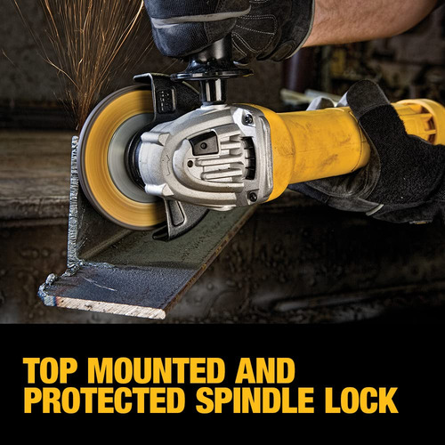 Dewalt Dwe402 W 4 1/5,1 Cm Amoladora Angular Pequeña Con Rueda