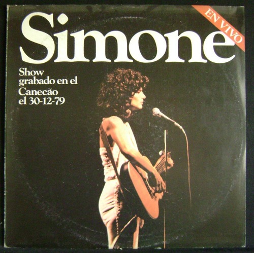 Simone En Vivo1980-lp Vinilo Promo-10 Puntos