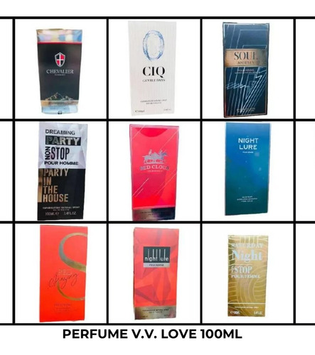 Perfume V.v. Love Para Dama Y Cabllero 100ml