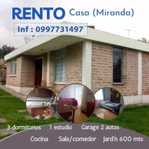 Comprar Alquiler De Casa Valle De Los Chillos