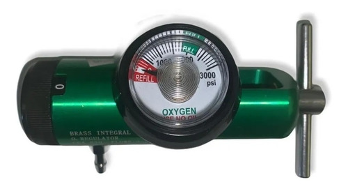 Mini Regulador De Oxigeno De Yugo Con Llave