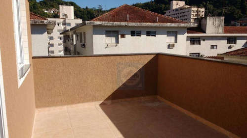 Casa Com 3 Dormitórios À Venda, 145 M² Por R$ 700.000,00 - Marapé - Santos/sp - Ca0552