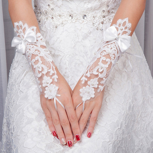Boda De Encaje De Encaje Vestido De Lazo Novia De Encaje Gua