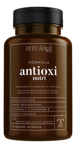 Antioxi Nutri Rituária | Suplemento Clareador de Melasma e Manchas | 30 Cápsulas | 1 Mês de Tratamento