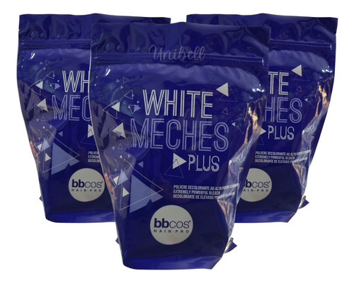 Imagen 2 de 3 de Polvo Decolorante White Meches Plus Bbcos 500gr