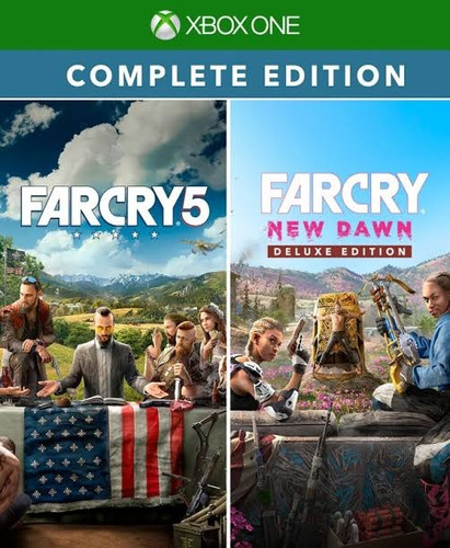 Far Cry 5 + Far Cry New Dawn Delux Edition Para Xbox One X|s