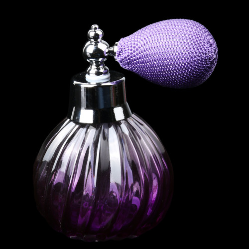 Botella De Perfume De Vidrio Recargable Atomizador Corto