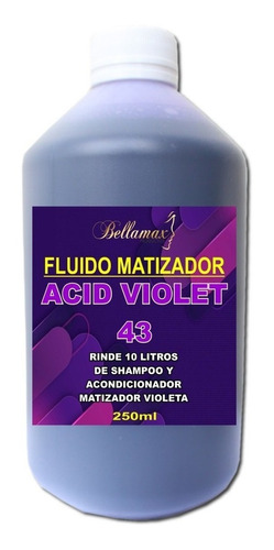 Fluído Matizador Violeta Acid Violet 43 Profesional 250ml