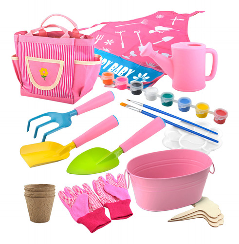 Set De Herramientas De Jardinería Para Niños, 19 Piezas