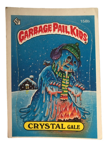 Garbage Pail Kids Card #158b Crystal Gale Topps 1986 Serie 4