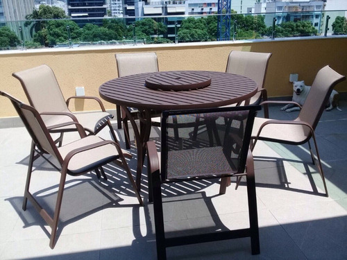 Jogo Conjunto De Mesa Giro Área Externa, Piscina, Varanda Estrutura Opcional