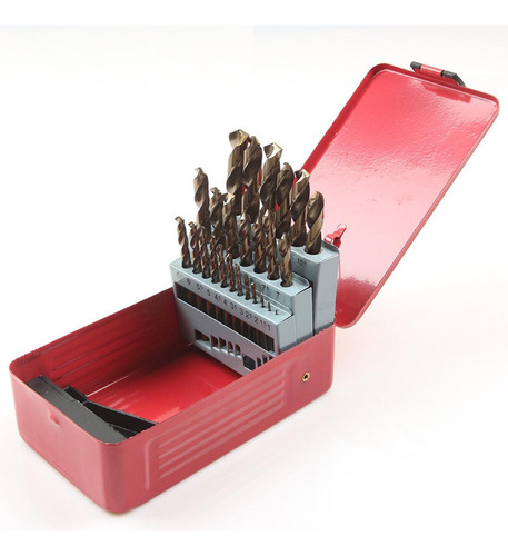 Estuche Para Brocas Helicoidales, Soporte Para 25 Ranuras
