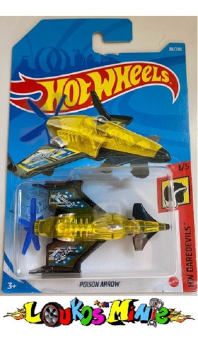 Hot Wheels Poison Arrow Hw Daredevils 30/250 Original Lacrad