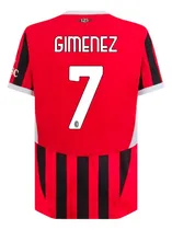 Comprar Jersey Milán Santi Giménez 7 Local Versión Jugador 24\u002F25