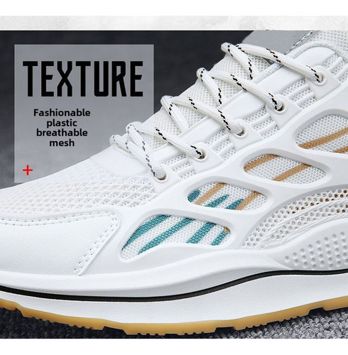 Zapatillas Ysnb Para Correr Con Masaje Transpirables Blancas