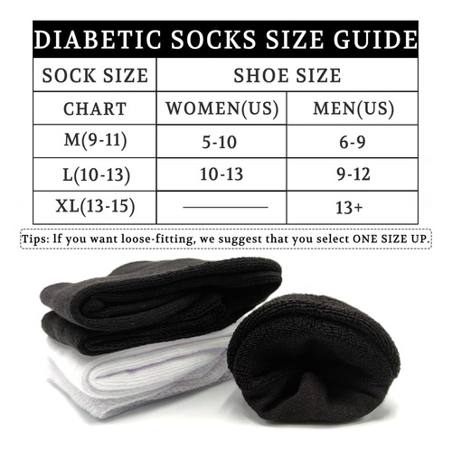 Calcetines Diabéticos De Tobillo De Rendimiento De Lin Para