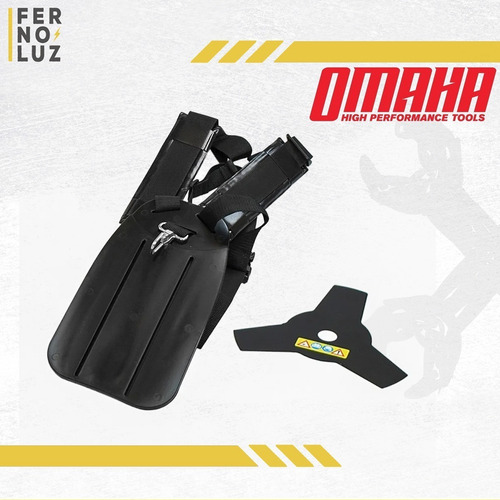 Imagen 4 de 10 de Bordeadora Desmalezadora Omaha Cuchilla Tanza Arnes Dn52