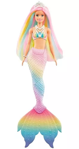 Comprar Boneca Barbie sereias Luzes Mágicas de Mattel