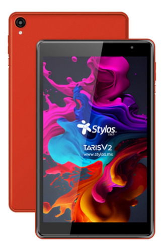 Tablet Stylos Tab104 Con Tpu Cover 8 Panel Ips 2gb Ram 32g Color Rojo