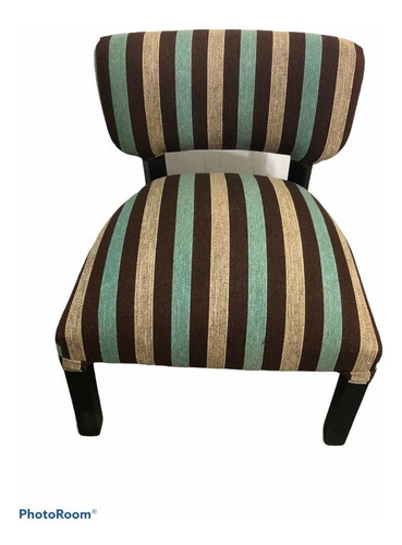 Silla Matera Poltrona Sin Apoya Brazo Vestida En Chenille