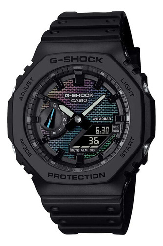 Reloj Casio G-shock Modelo: Ga-2100rw-1acr Correa Negro