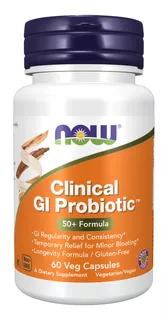 Clinical Gi Probiótico 20 Bi Now Foods 60 Veg Caps Importado
