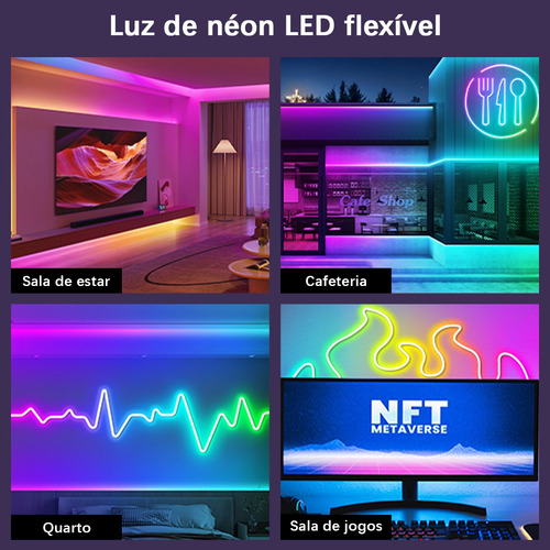 Aplicación De Controlador Bluetooth Cozylady Fita Led Neon D