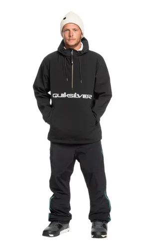 Buzo Snow Live For The Ride Quiksilver Medio Cierre Hombre