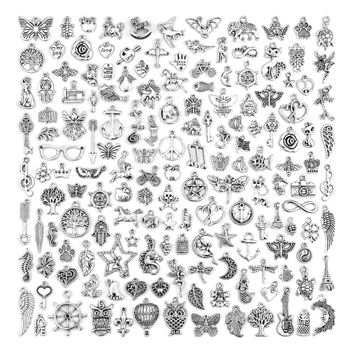 200 Pcs Al Por Mayor Lotes Granel Hacer Joyas Encantos ...