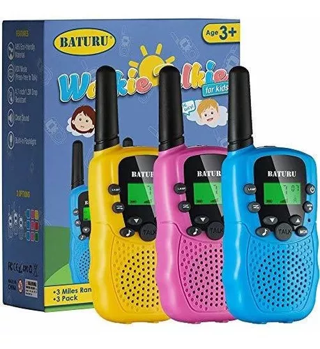 Walkie Talkie Para Niños, Juguetes Para Niñas De 4 A