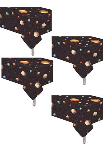Oojami Paquete De 4 Manteles De Plástico Para Mesa De Espaci