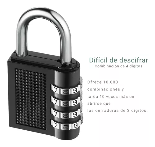 Candado De Seguridad Candados Con Clave Numérico - $ 4.990