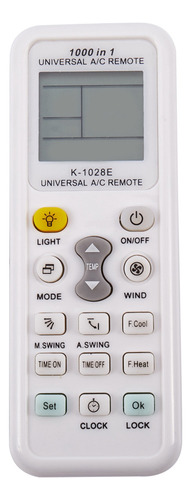 K-1028e 1000 En 1 Control Remoto Lcd Digital Ac Para Aire Ac