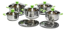 Comprar Juego De Ollas Económico Acero Inoxidable Inducción Y Gas