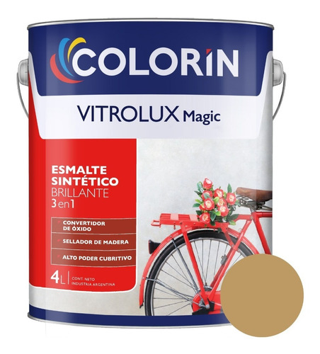 Vitrolux Esmalte Sintetico 3 En 1 Grupo2 4lts Colorin Iacono