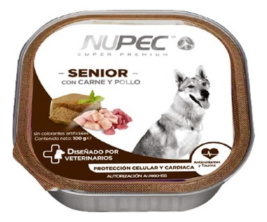 Nupec Perro Senior 15kg + 4 Latas De Alimento Humedo