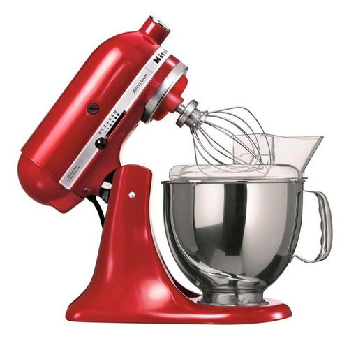 Imagem 3 de 5 de Batedeira Planetária Kitchenaid Artisan Vermelha 220v