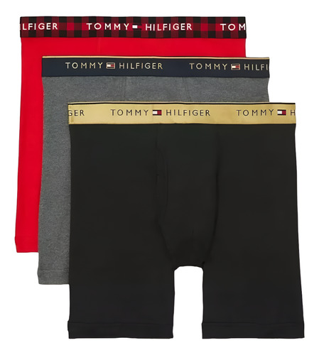 Boxer Brief Tommy Hilfiger Algodon 3pack 09te Original