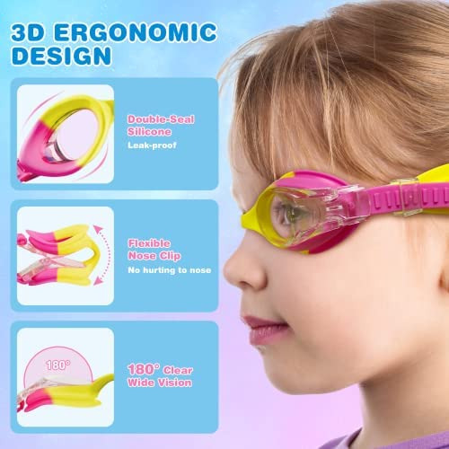 Fogulo Gafas Para Niños De 4 A 14 Años, Paquete De 4 Gafas D