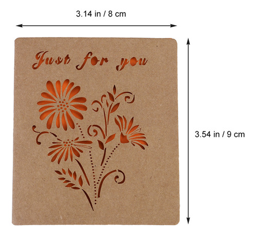 Tarjetas Para El Día De La Madre, Papel Kraft, 10 Unidades