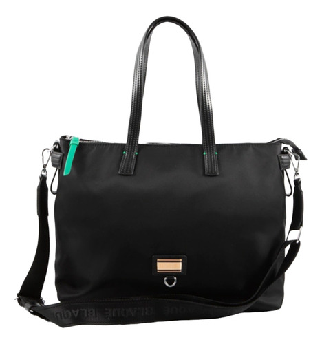 Tote Bag Blaque Roma Nylon Lf1509 Tendencia Tikal Belgrano