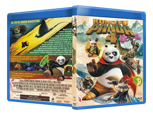 Kung Fu Panda 4 Blu Ray Latino Y Subtitulado