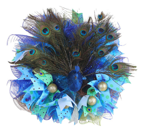 Guirnalda De Plumas De Pavo Real Artificial Decoraciones