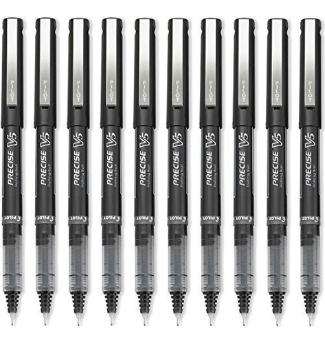 Bolígrafo - Pilot Precise V5 Stick Rolling Ball Pens, Extra 