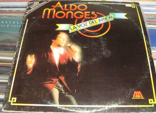 Aldo Monges La Voz Del Amor Vinilo Lp Muy Buen Estado Kktus