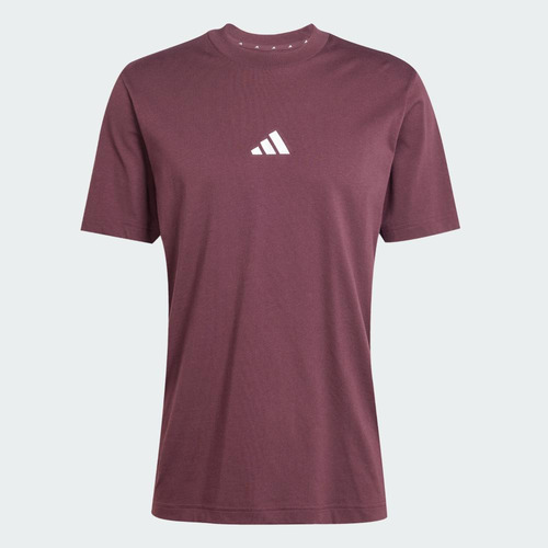 Camiseta Malha Simples Essentials Três Listras adidas