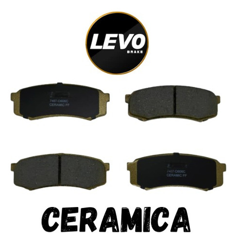 Pastilla Freno Ceramic Levo Trasera Toyota 4runner 17 7487